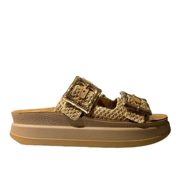 Πλατφόρμες FANTASY SANDALS S1111 ΠΛΑΤΦΟΡΜΕΣ ΚΑΦΕ / 36