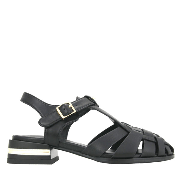 Πέδιλα GIANNA KAZAKOU T760 ΠΕΔΙΛΑ ΜΑΥΡΟ / 36