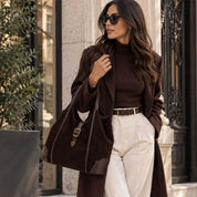 Τσάντα HISPANITAS BI264939 ΤΣΑΝΤΕΣ ΚΑΦΕ / ONE SIZE
