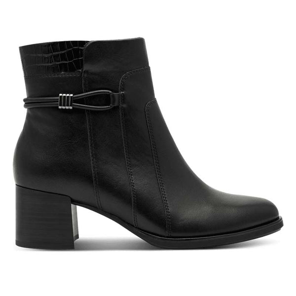 Μποτάκια JANA 8-25366-45 ΜΠΟΤΑΚΙΑ ΜΑΥΡΟ / 36