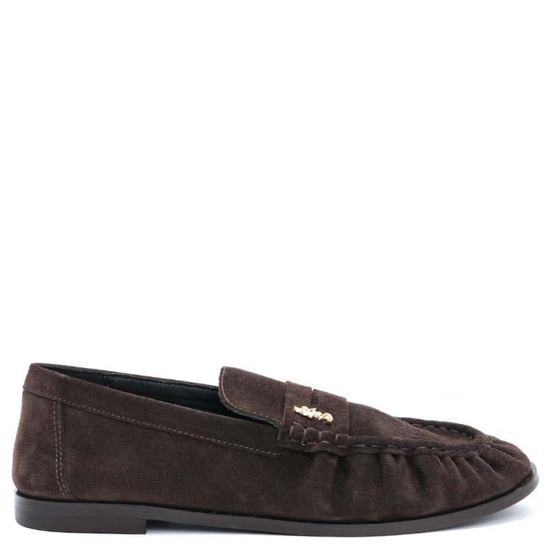 Loafers IRIS PLISSE LOAFERS ΚΑΦΕ / 36