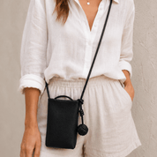 Τσάντα MARA COLLECTION ΤΣΑΝΤΕΣ ΜΑΥΡΟ / ONE SIZE