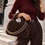 Τσάντα MARA COLLECTION ΤΣΑΝΤΕΣ ΚΑΦΕ / ONE SIZE