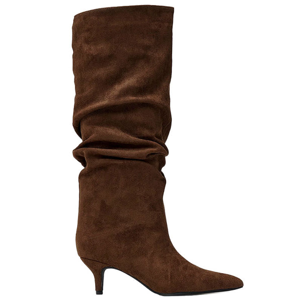 Μπότες MARA COLLECTION 2512A ΜΠΟΤΕΣ ΚΑΦΕ / 36