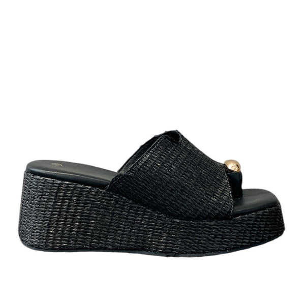 Πλατφόρμες MARA COLLECTION Q8323 ΠΛΑΤΦΟΡΜΕΣ ΜΑΥΡΟ / 36