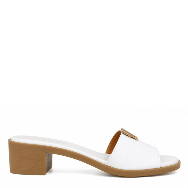 Mules MARA COLLECTION SS-555 MULES ΛΕΥΚΟ / 36