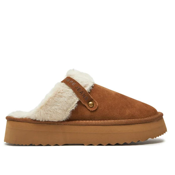 Παντόφλες PEPE JEANS PLS-10421 ΠΑΝΤΟΦΛΕΣ ΚΑΦΕ / 36