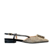Slingbacks MARA COLLECTION CQ07 FLATS ΜΑΥΡΟ / 36