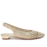 Slingbacks XTI 143785 FLATS ΧΡΥΣΟ / 36